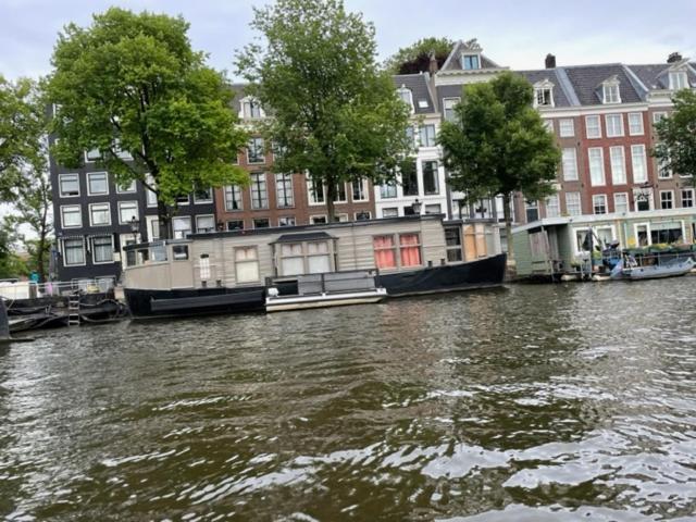 Houseboat Amstel River Studio Amsterdam Ngoại thất bức ảnh